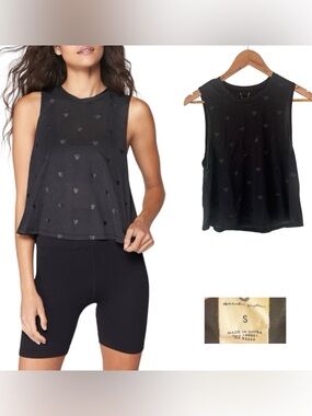NWOT Spiritual Gangster Heart Crop Tank